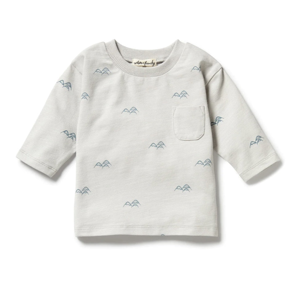 Organic Pocket Top - Mountain Top
