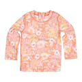Swim Rashie L/S  Tea Rose