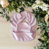 Lavender Frill Snuggle Bib