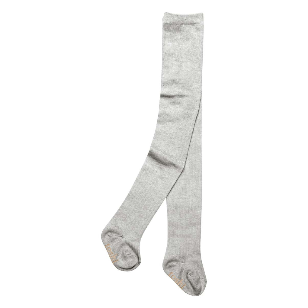 Organic Tights Footed Ash