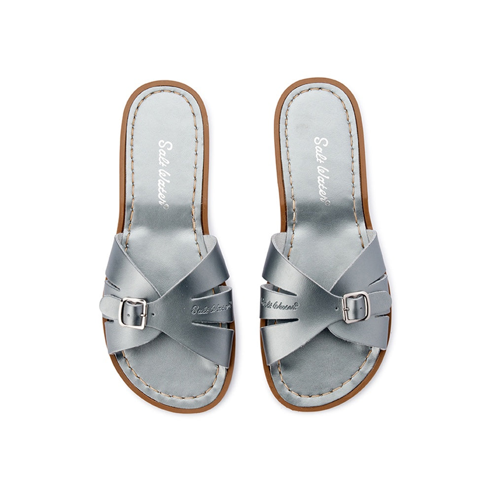 Salt Water Classic Slide |  Pewter