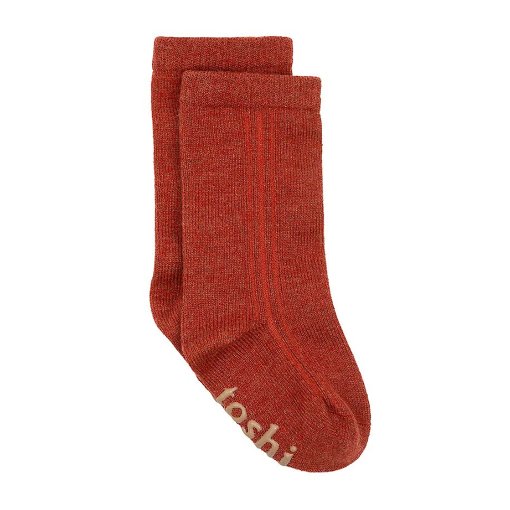 Organic Socks Knee Dreamtime Saffron