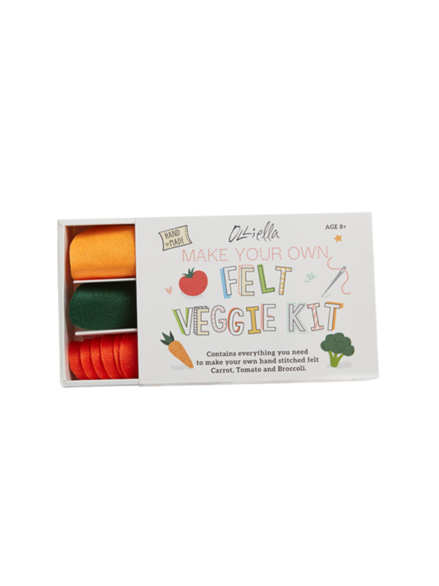 Olli Ella Make Your Own Felt Kit | Vegetable