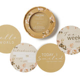 Reversible Milestone Cards | Golden Flower & Ocre