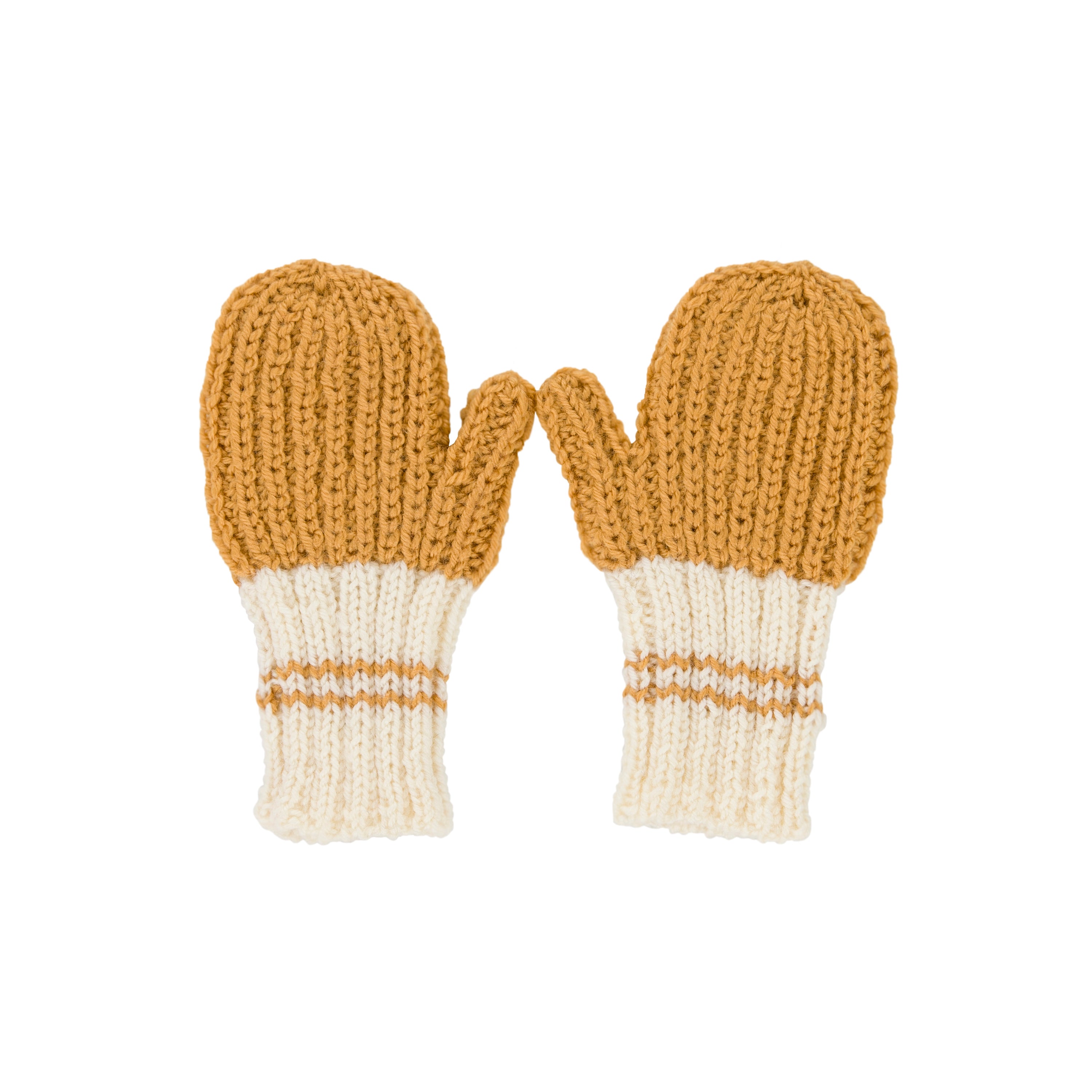 Acorn Kids Campside Ribbed Mittens | Mustard