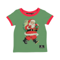 Jolly Santa Baby T-Shirt - Green