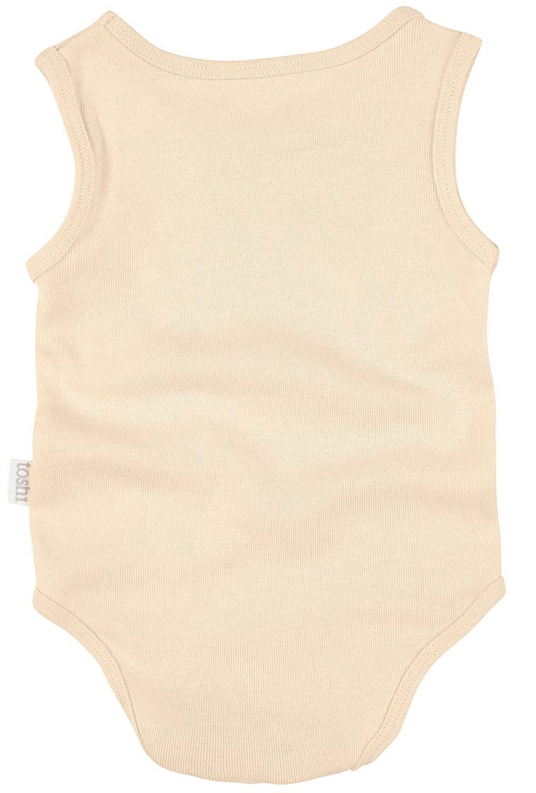 Toshi Dreamtime Organic Onesie Sin Almond