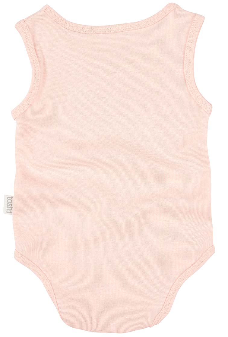 Toshi Dreamtime Organic Onesie Sin Blush