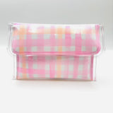Poppy Lane | Medium Clutch in Peachy Days Stripe
