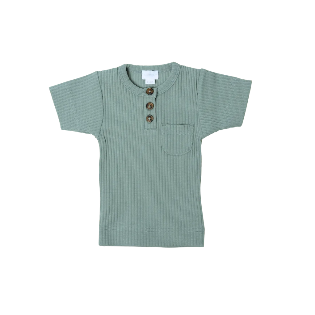 Philippe Short Sleeve Top - Sky