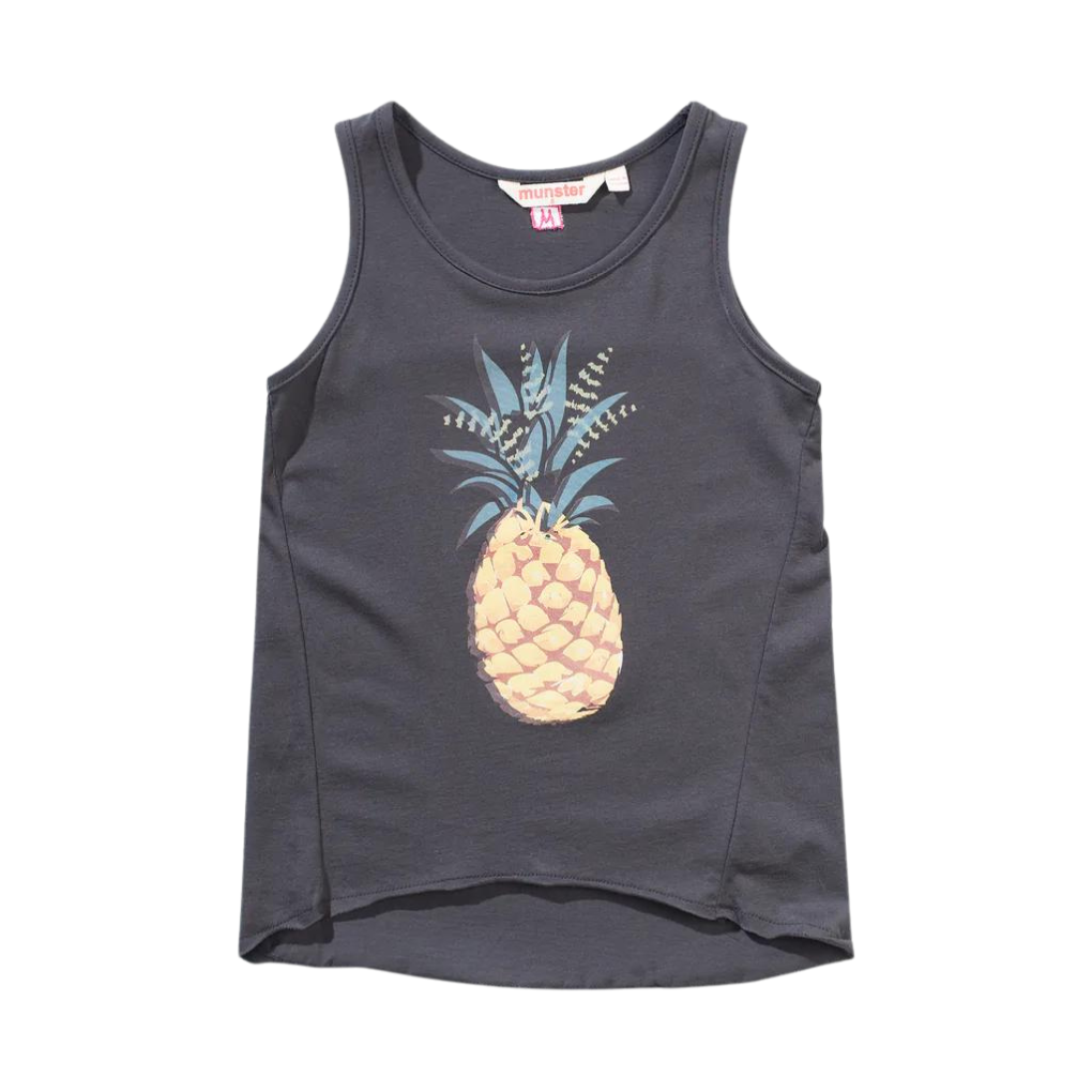 Munster Kids Pineapple Tank | Black