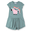 Sporty Unicorn Dress - Emerald