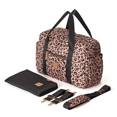 Stella Baby Bag | Blush Leopard
