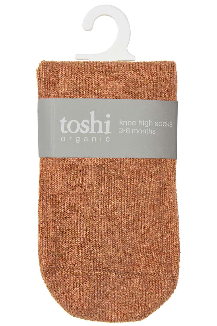 Organic Socks Knee Dreamtime Ginger