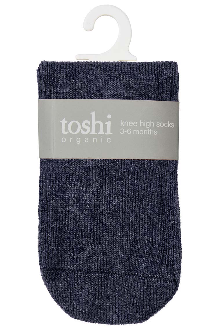 Organic Socks Knee Dreamtime Ink