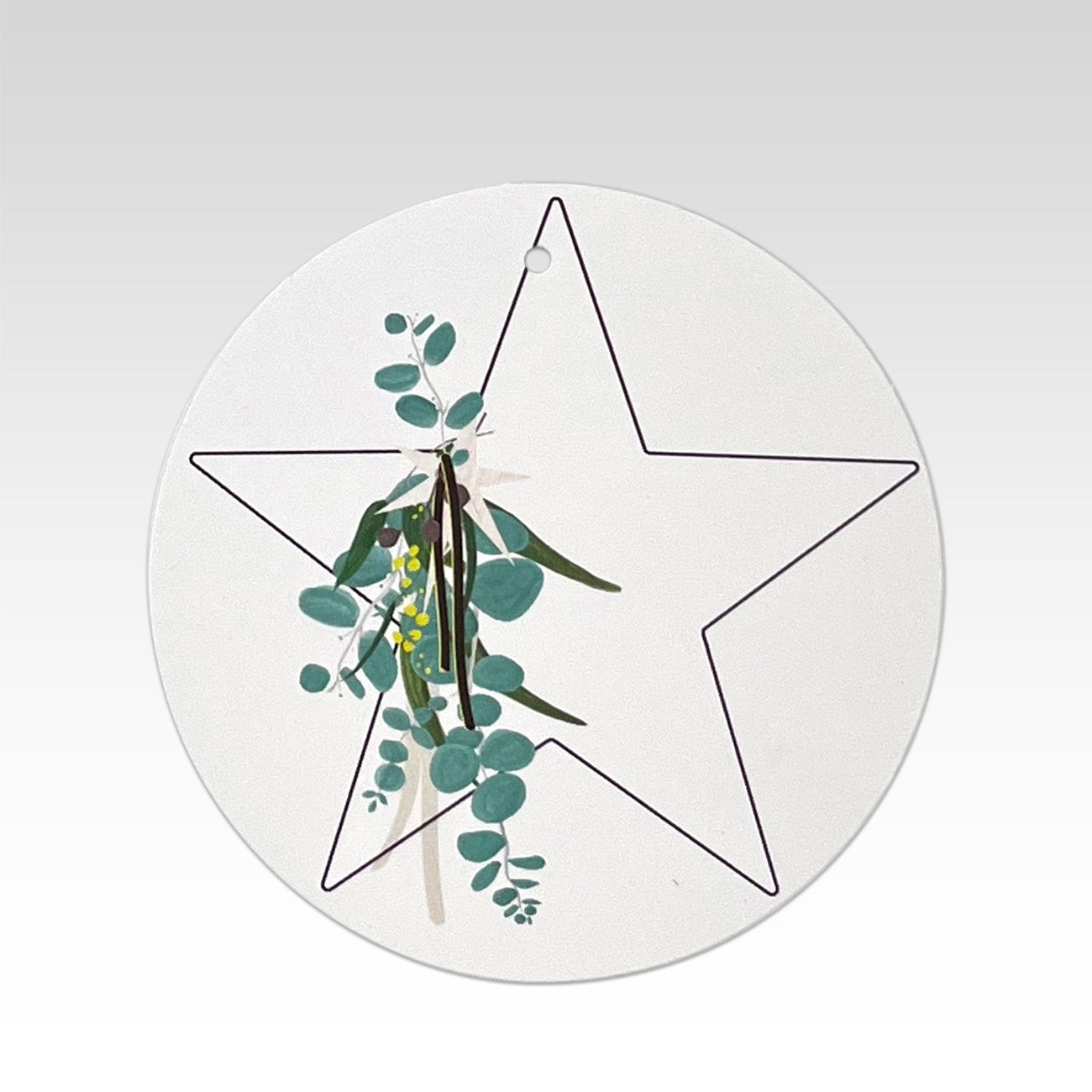 Hanging Star Christmas Gift Tag