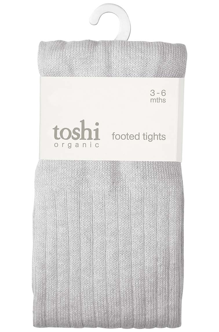 Organic Tights Footed Ash