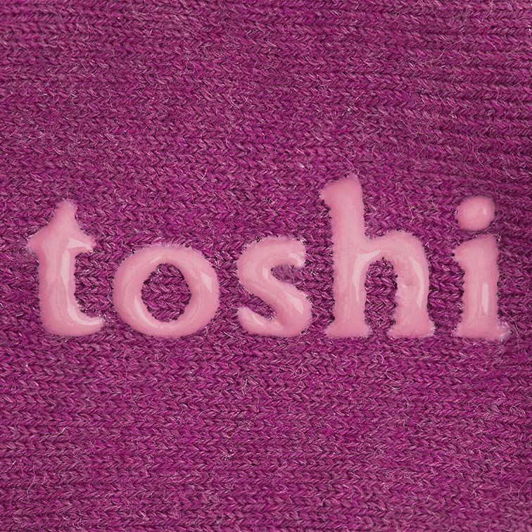 Organic Tights Footed Violet
