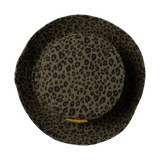 Khaki Leopard Bucket Hat - Khaki