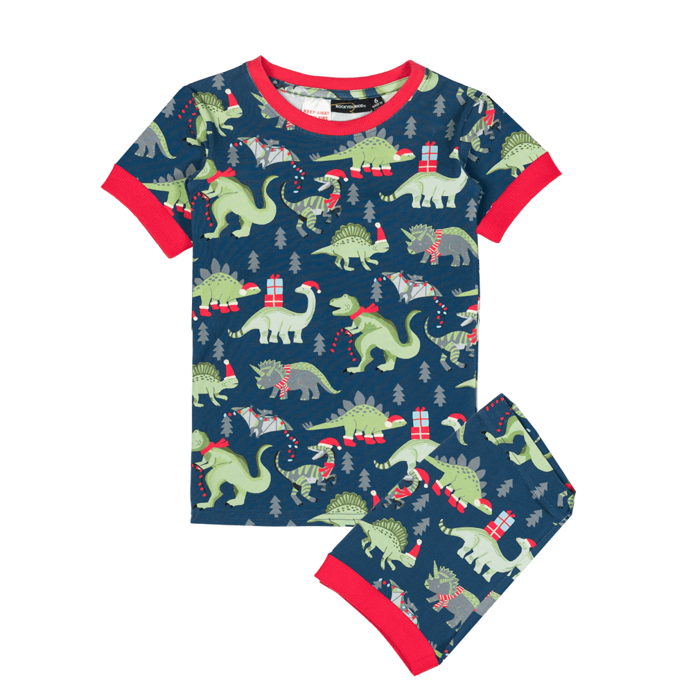 Dino Greetings SS PJ Set