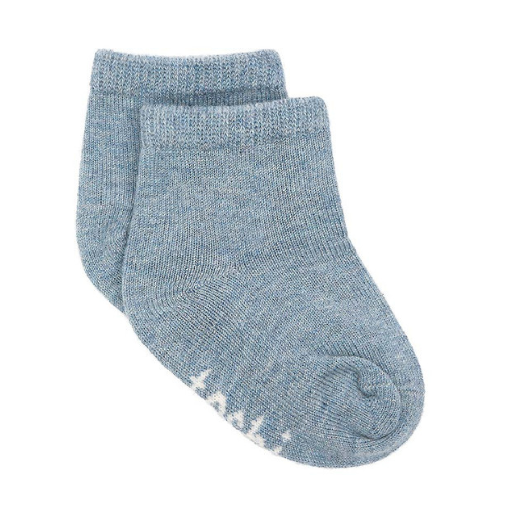 Toshi Organic Socks Ankle | Storm