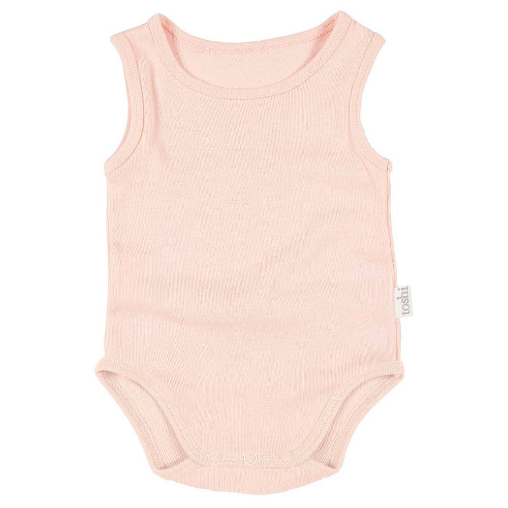 Toshi Dreamtime Organic Onesie Sin Blush