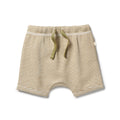 Organic Stripe Rib Tie Front Short - Leaf