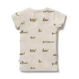 Organic Rib Henley Tee - Bonjour