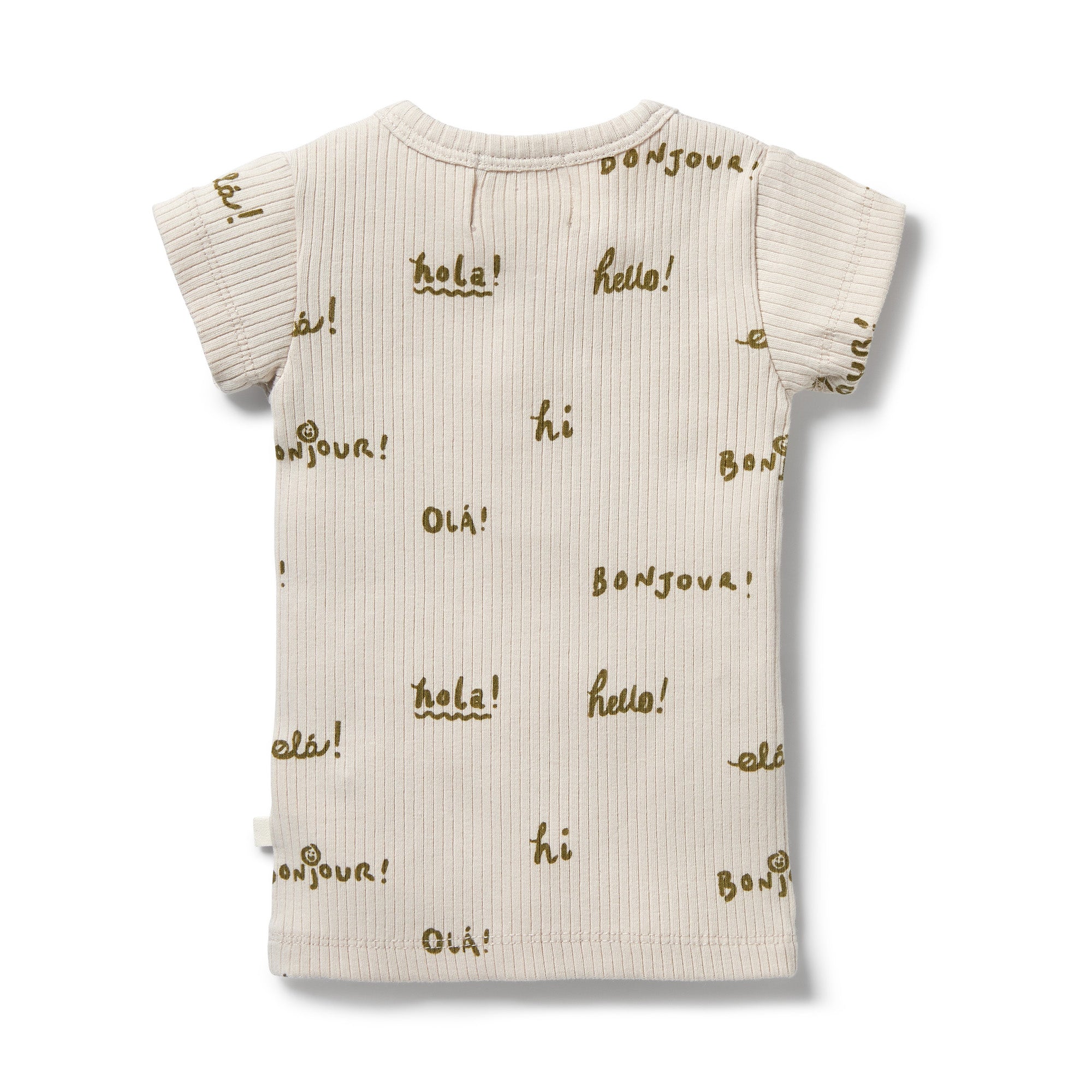 Organic Rib Henley Tee - Bonjour