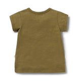 Organic Pocket Tee - Leaf