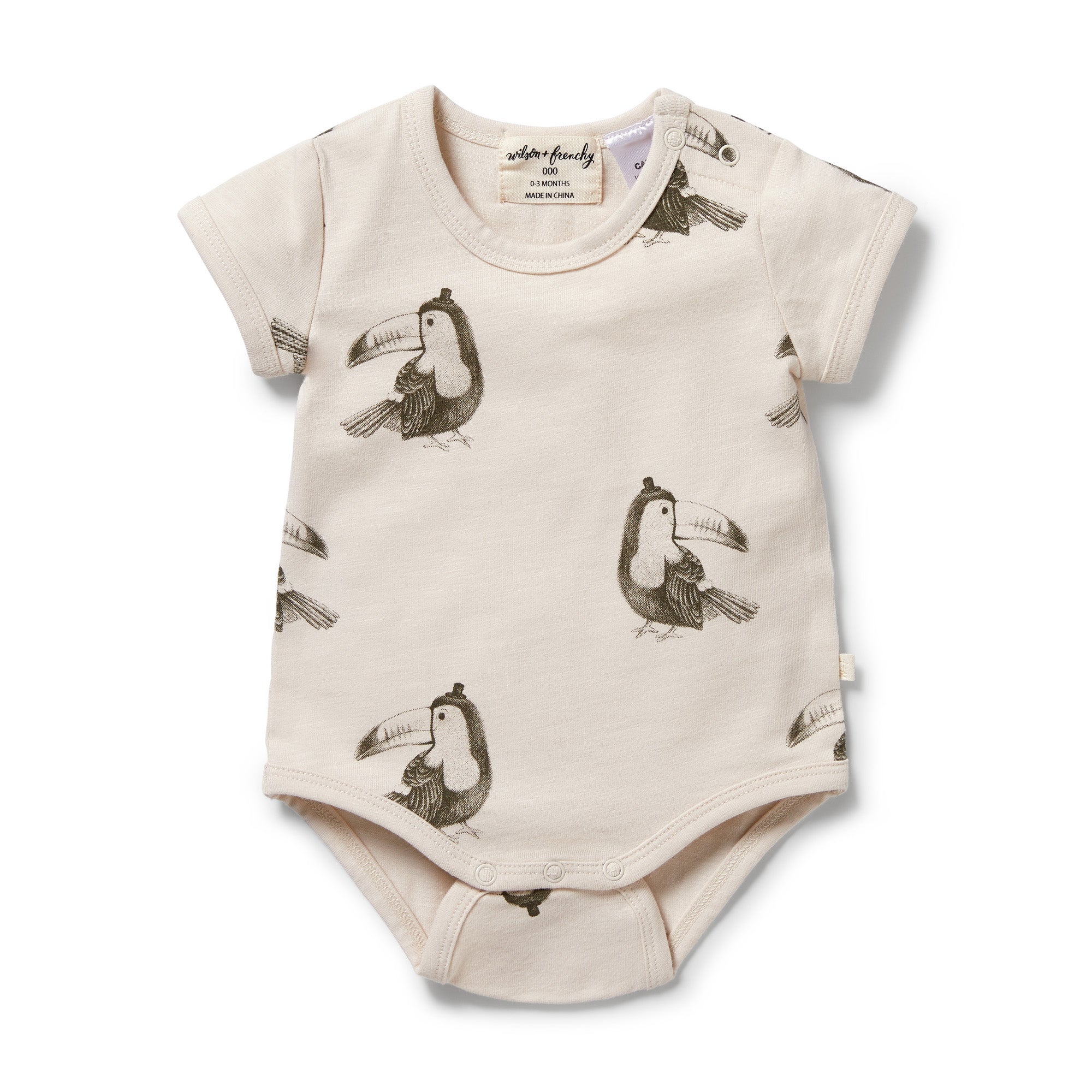 Organic Bodysuit - Tommy Toucan