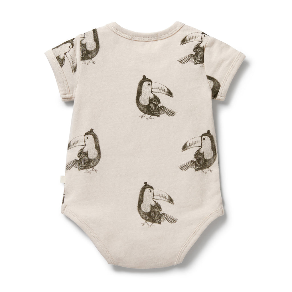 Organic Bodysuit - Tommy Toucan