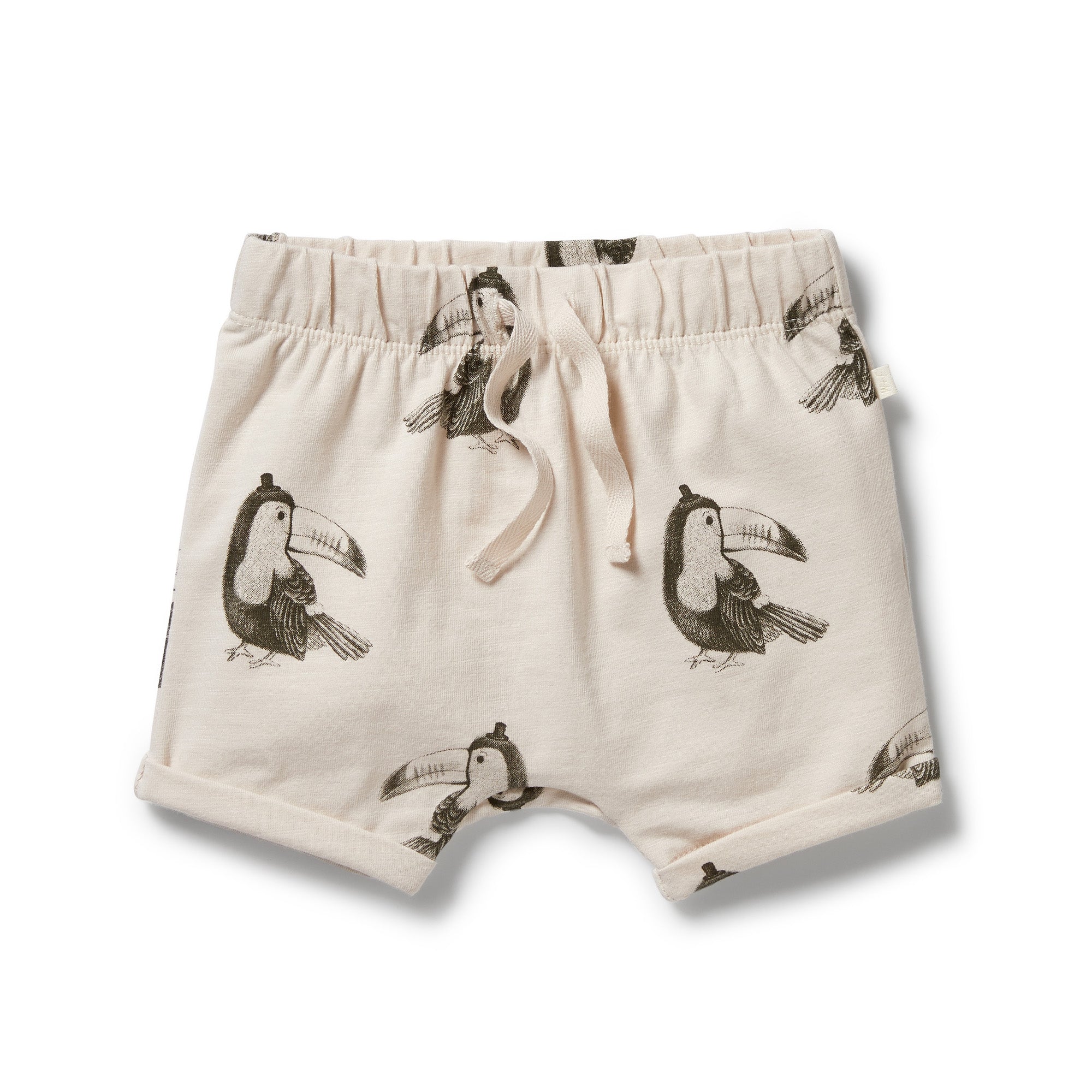 Organic Tie Front Short - Tommy Toucan