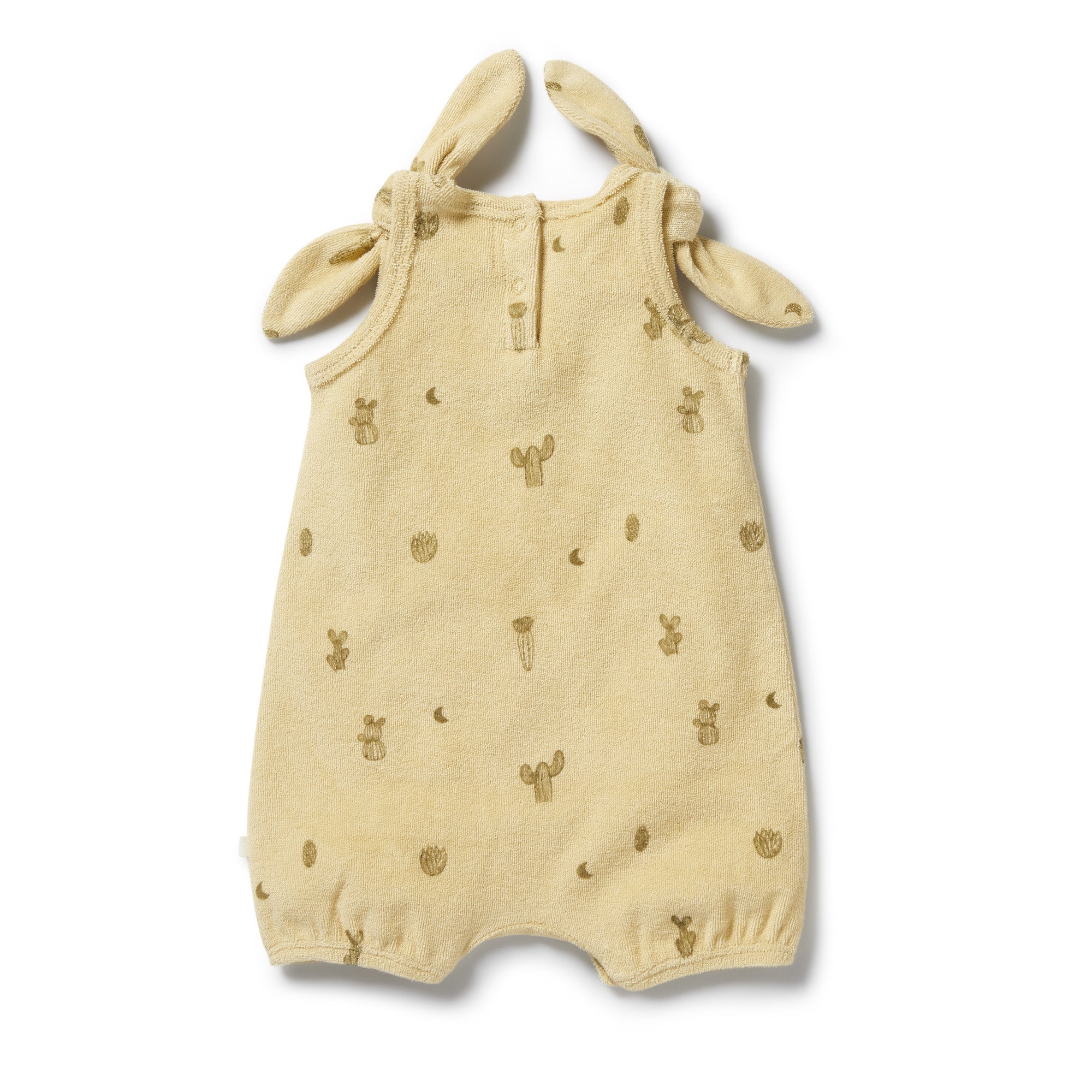 Organic Terry Tie Playsuit - Prickle