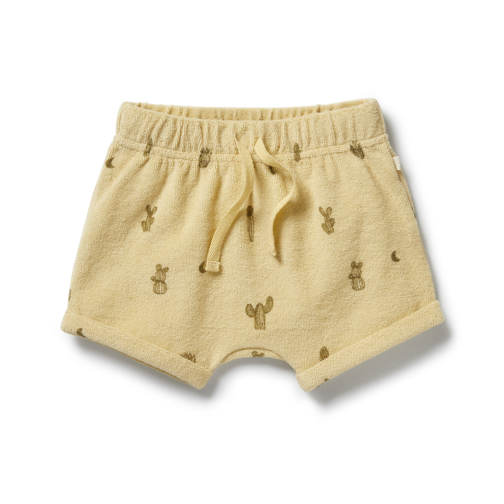 Organic Terry Tie Front Short - Prickle