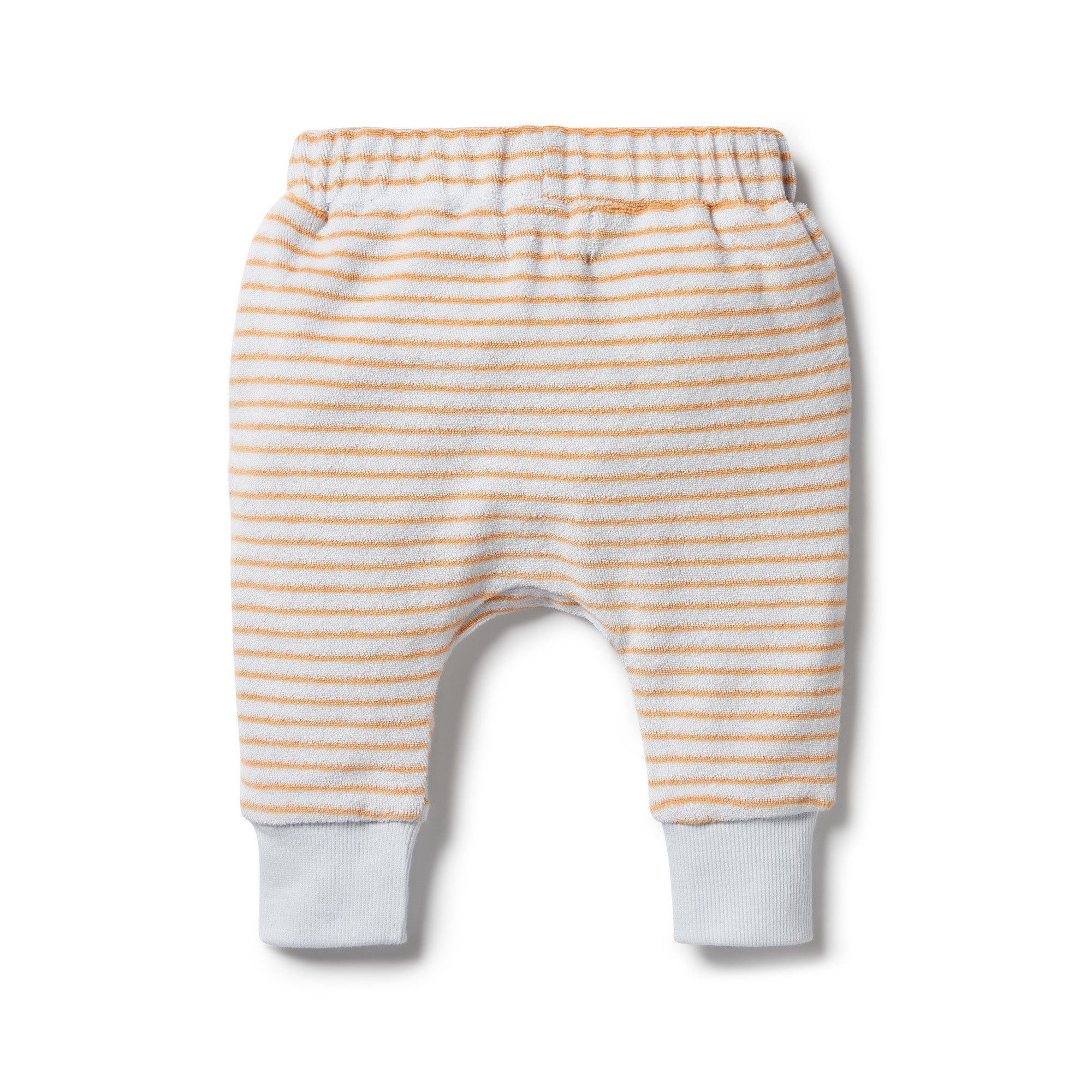 Organic Terry Slouch Pant - Nutmeg Stripe