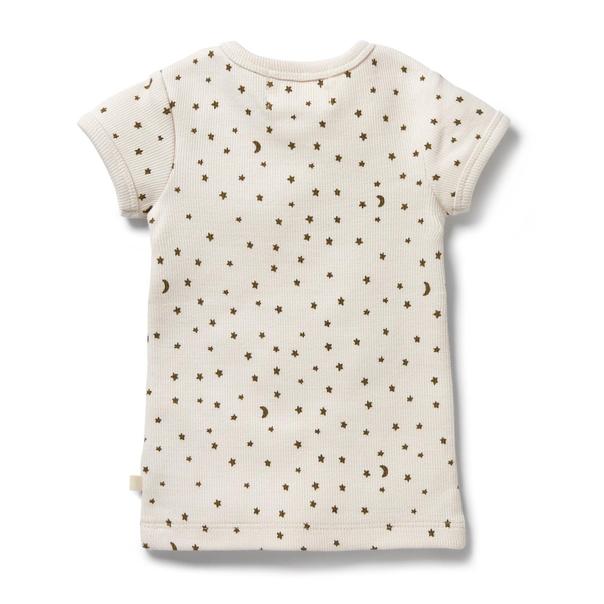 Organic Rib Henley Tee - Chasing the Moon
