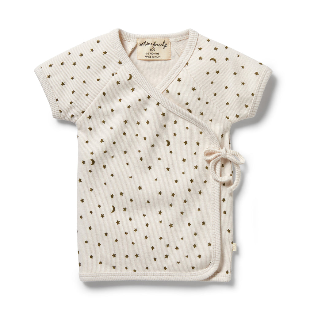 Organic Rib Kimono Top - Chasing the Moon