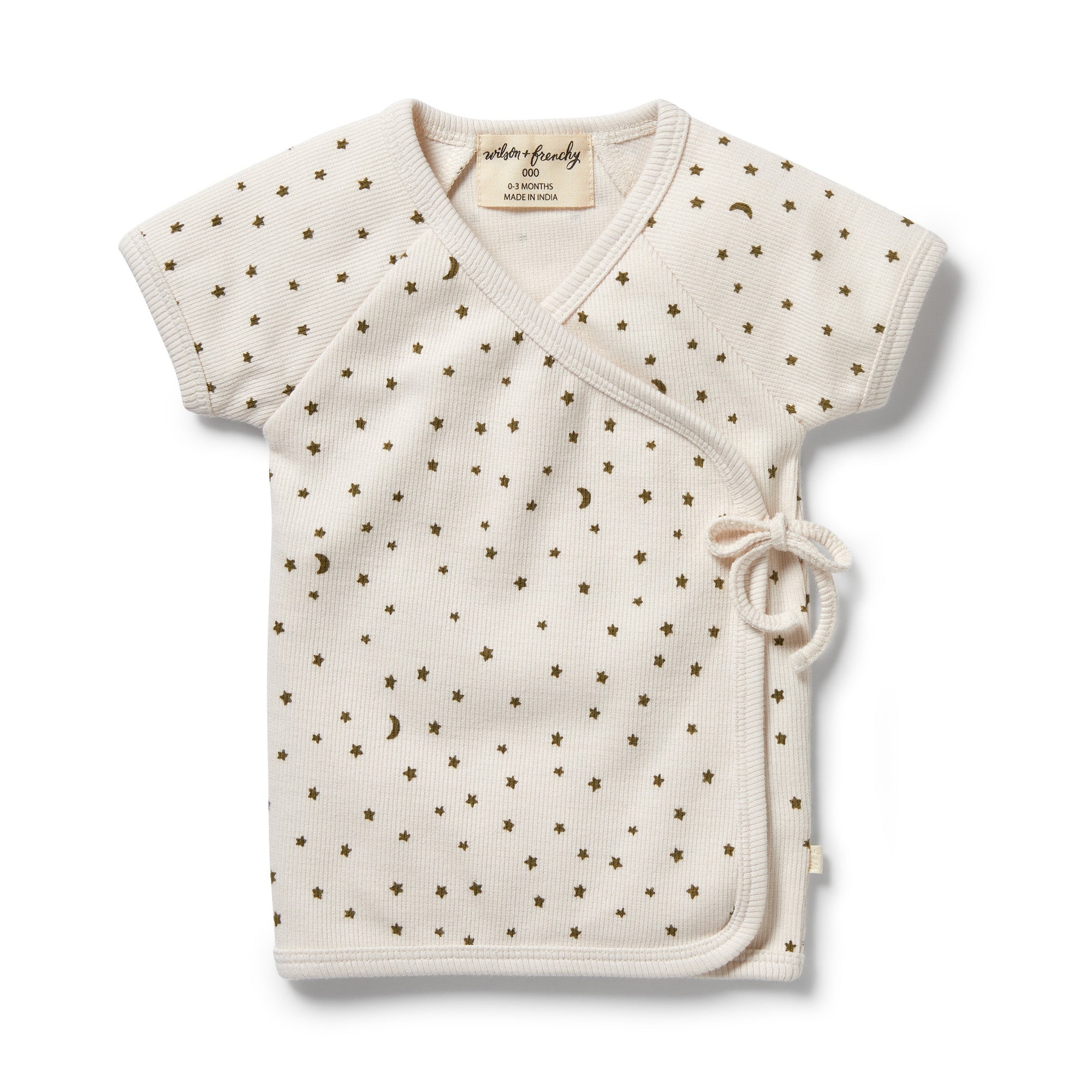 Organic Rib Kimono Top - Chasing the Moon