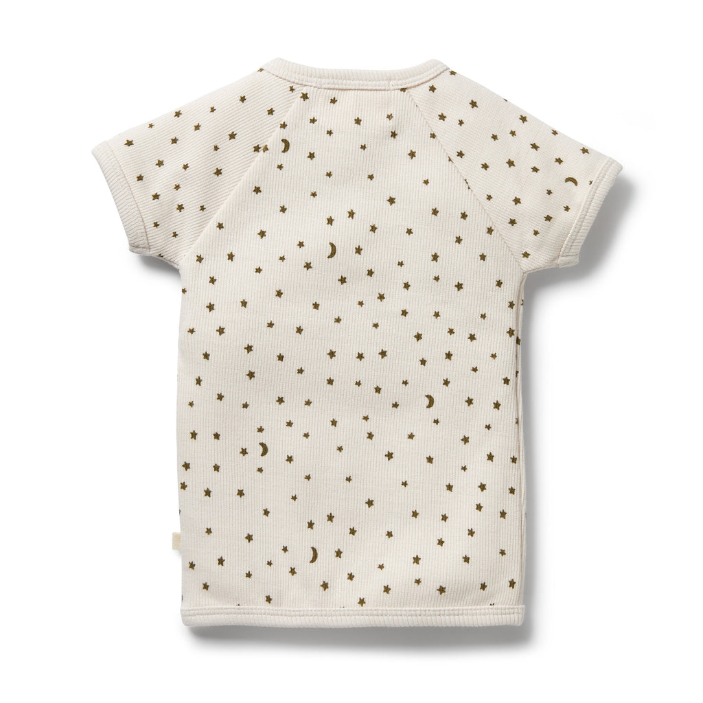 Organic Rib Kimono Top - Chasing the Moon