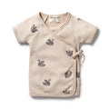 Organic Rib Kimono Top - Little Swan