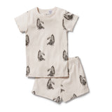 Organic Rib Short Sleeve Pyjamas - Tommy Toucan