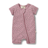 Organic Boyleg Zipsuit - Little Clover