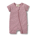 Organic Boyleg Zipsuit - Little Clover