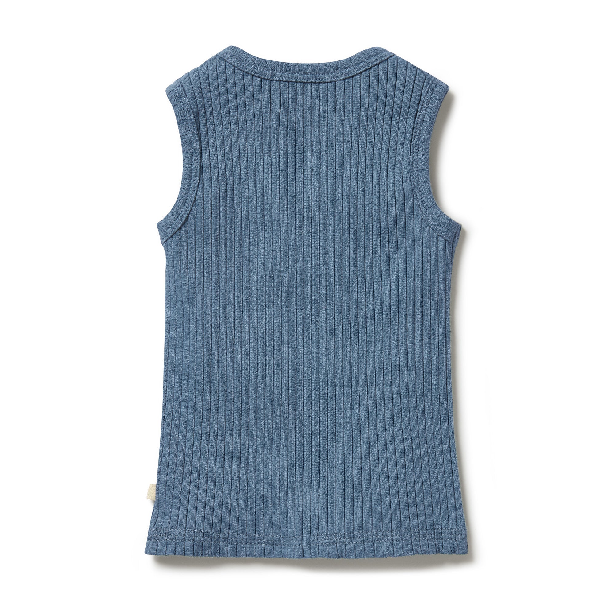 Wilson and Frenchy Organic Rib Singlet | Ocean