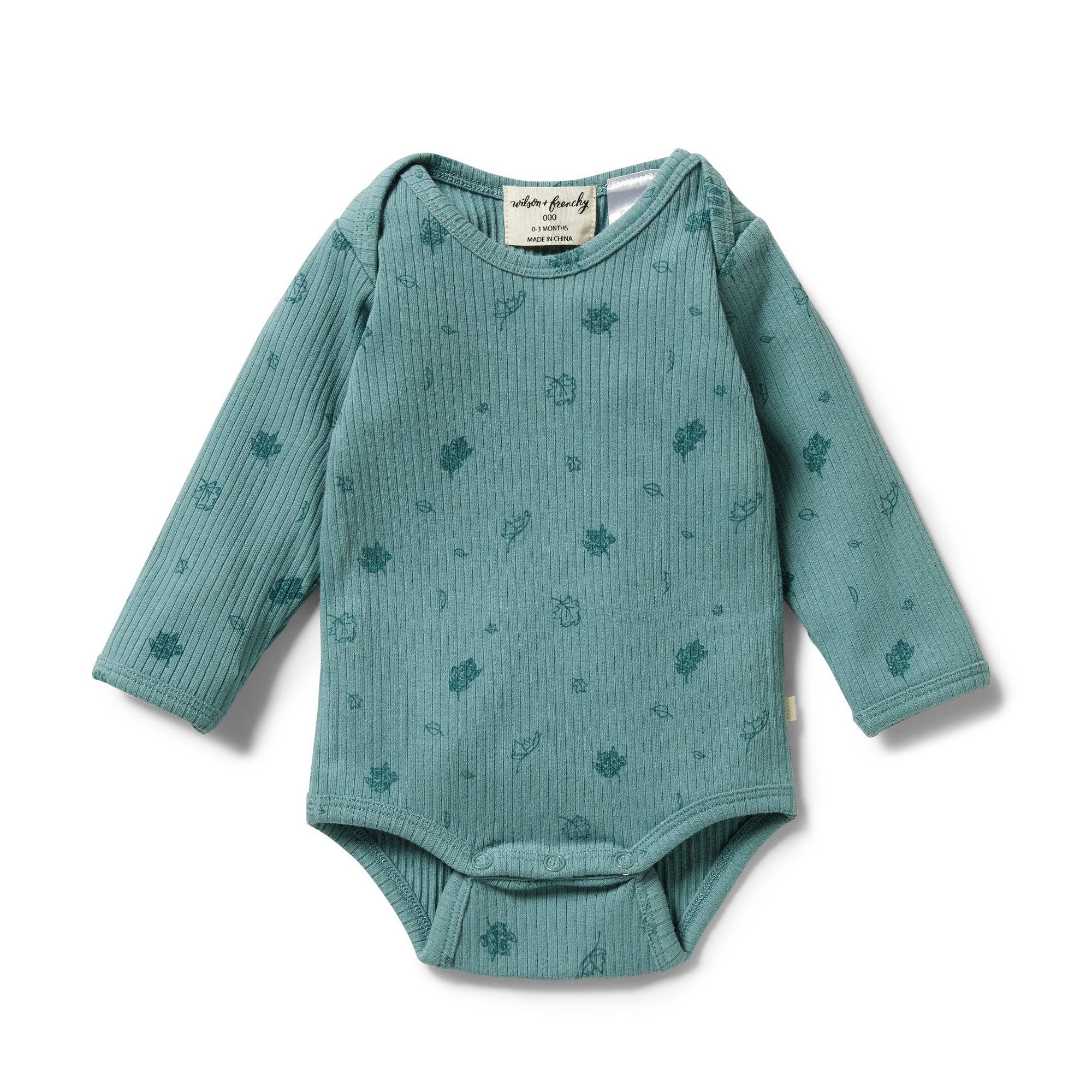 Wilson & Frenchy Organic Rib Envelope Bodysuit | Little Leaf