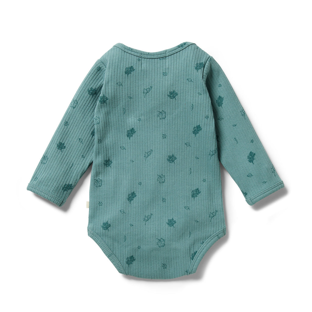 Wilson & Frenchy Organic Rib Envelope Bodysuit | Little Leaf