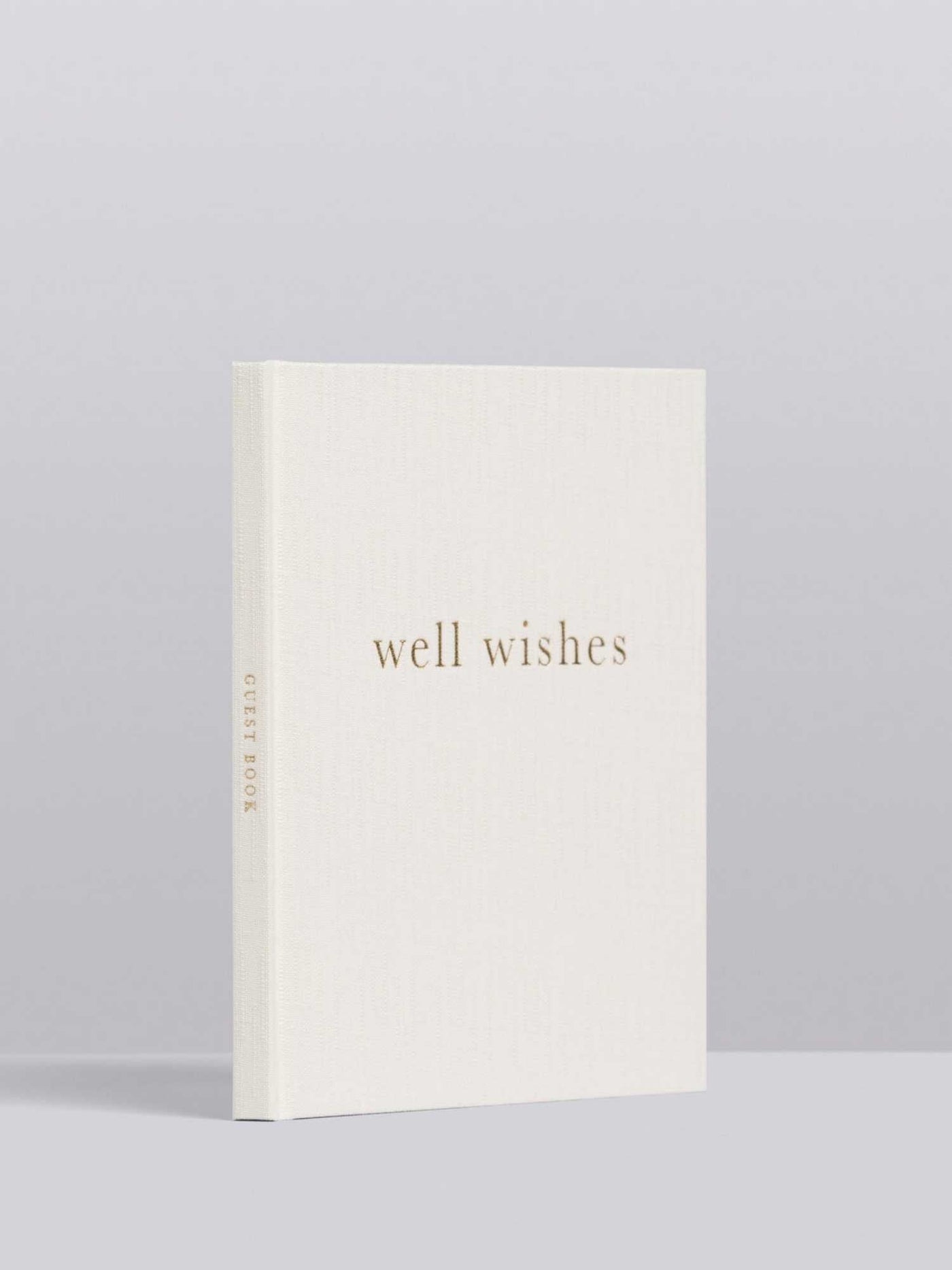 Write To Me Well Wishes Guest Book | White