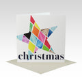 Rhicreative Harlequin Star Christmas Card