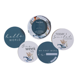 Snuggle Hunny Kids Reversible Milestone Cards | Whale & Azure